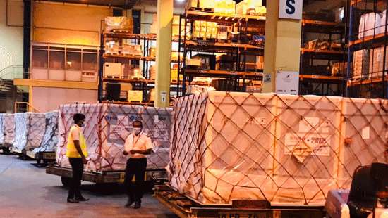 Another stock of 1 Mn doses of Sinopharm vaccines arrive in SL