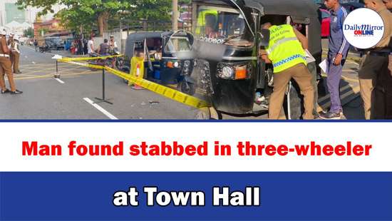 Man found stabbed in three-wheeler at Town Hall