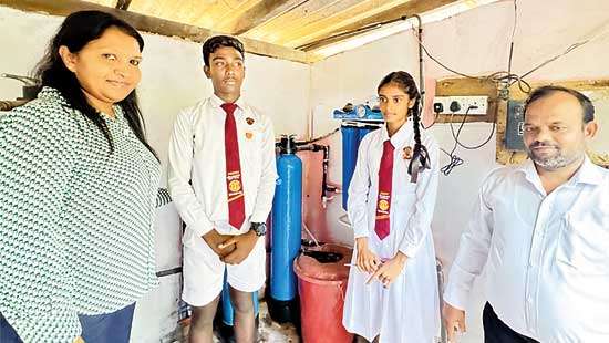 Zonta Club provides water filtration units to schools in Rajanganaya and Thambuththegama