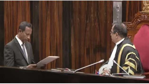 Nishantha Jayaweera sworn in as MP