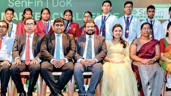 Senfin sponsors Kelaniya University Stock Market Challenge