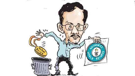 Handunnetti regrets his Nobel Prize remarks