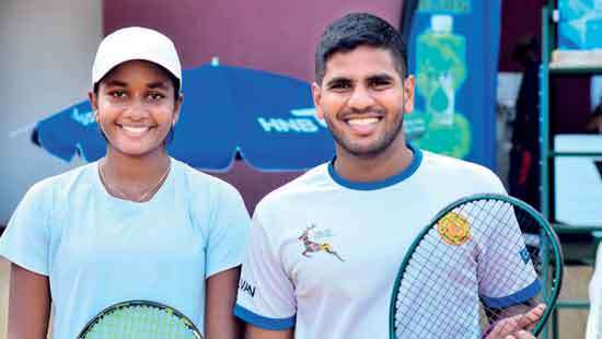 Dhilvan and Yuhansa bag mixed doubles