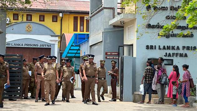 Security tightened at Jaffna prison as military and Police deployed