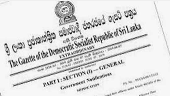 Gazette banning importing of rice issued