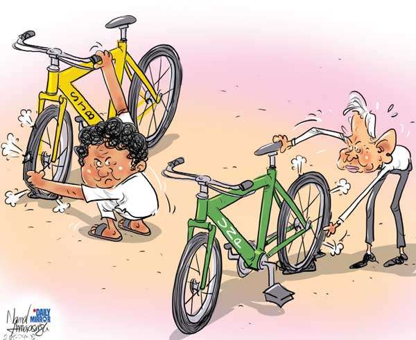 Cartoon of the Day 03-09-2025: Pedaling Nowhere - The Politics of Stalled Wheels