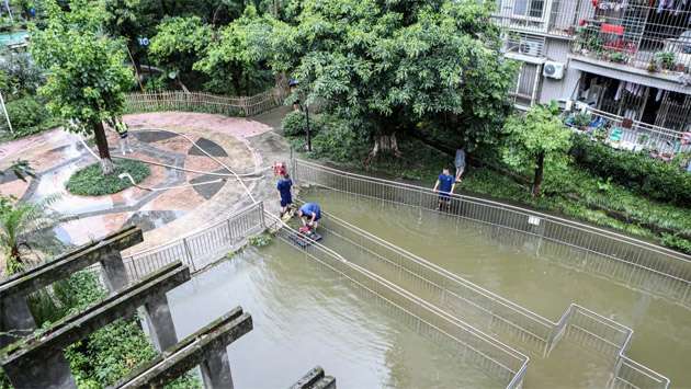 Three dead and 17 missing after flooding in China’s Chongqing