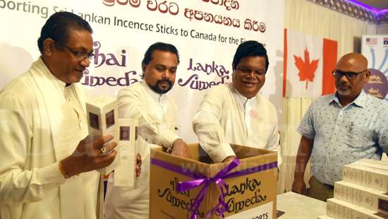 Thai Sumedha exports incense products to Canada