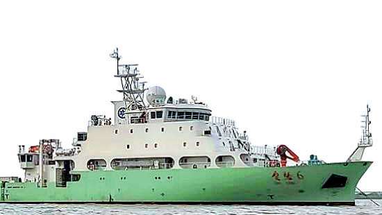 China research ship requests permission to dock in Colombo