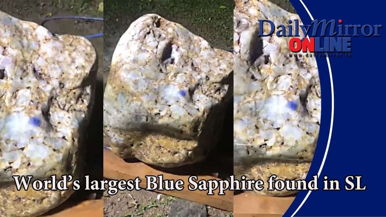 World largest blue on sale sapphire