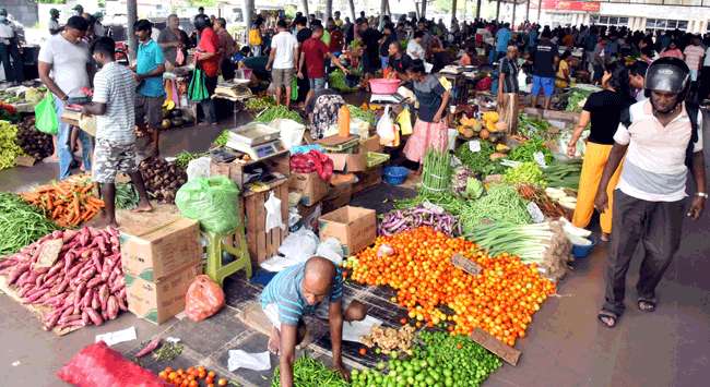 Shopping at Delkanda market