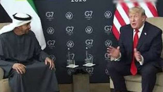 When you’re that rich, you can speak that low...” Trump jokes with UAE president