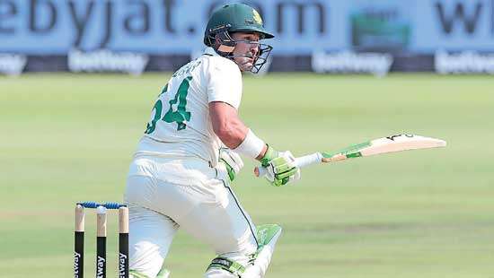 Elgar falls short of ton as South Africa fight back against Sri Lanka