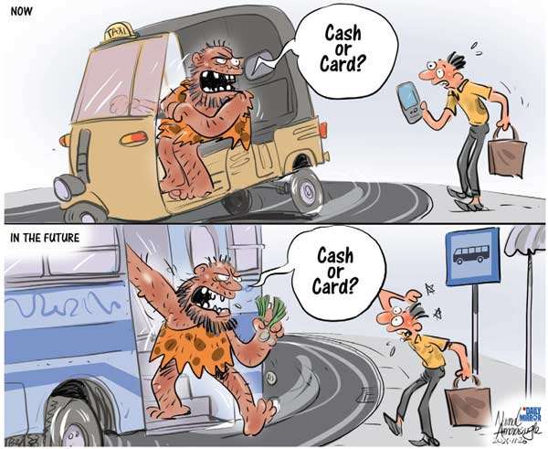 Cartoon of the Day 26-11-2025: A World Moving Forward and Backward at the Same Time