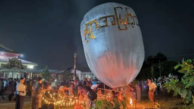 At least 24 killed as paraglider drops bombs at Myanmar Buddhist festival