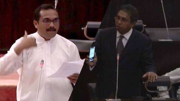 Bimal, Harsha exchange words in Parliament