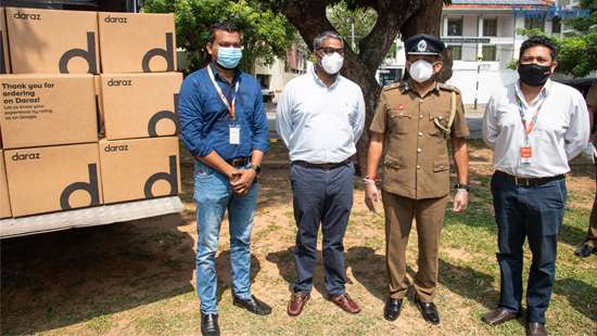 Daraz donates to help Sri Lank Police Forces.