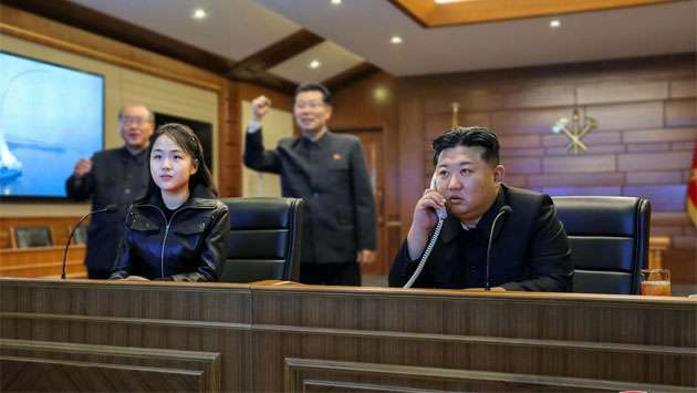 Kim Jong Un, daughter watch North Korea’s cruise missile tests