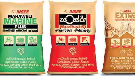 INSEE Cement become first in SL to receive EPD for products portfolio