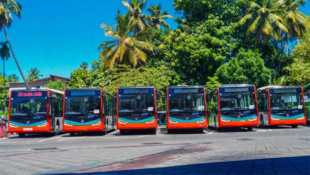 Low-floor bus service launched in Makumbura with priority for disabled passengers