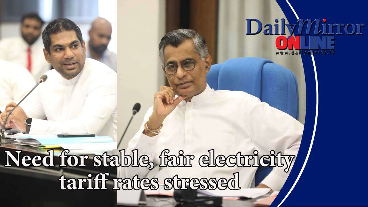 Need for stable, fair electricity tariff rates stressed