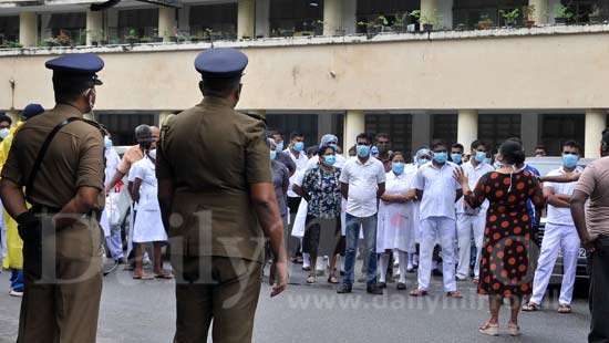 Silent protest near NHC