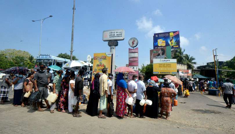 Long queues for kerosene