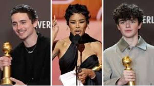 Chalamet beats DiCaprio to Golden Globes glory