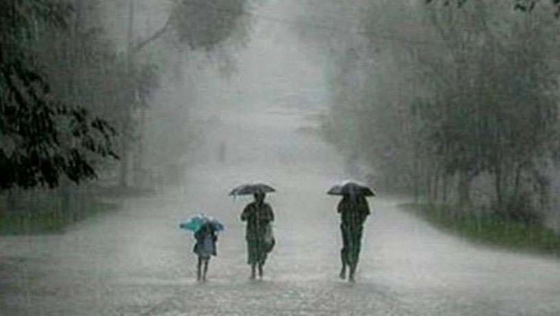 Heavy showers above 50 mm after 2 p.m. today