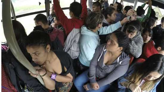 Walkie-Talkie system for private buses to minimize harassment