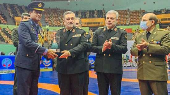 SL wins award at CISM World Military Wrestling Championship