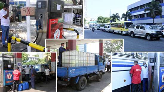 Queues at fuel stations