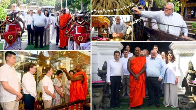 New Zealand MPs visit Gangaramaya