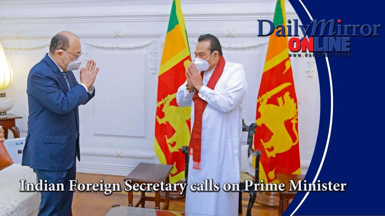 Indian Foreign Secretary calls on Prime Minister