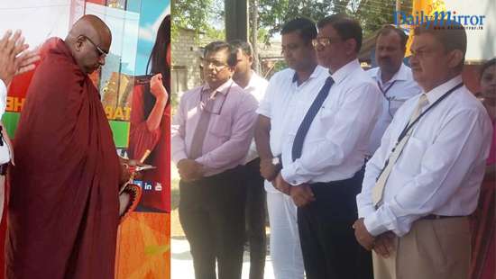 People’s Bank installs an ATM at Seruvavila Mangala Raja Maha Viharaya premises