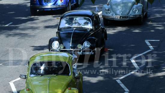 Volkswagen Beetle on parade