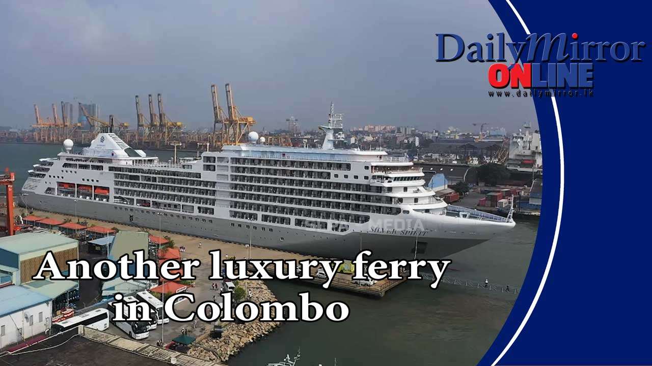 Another luxury ferry in Colombo