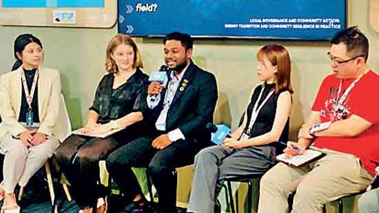 Youth must take the lead in  climate affairs – Sri Lankan tells UN Climate conference