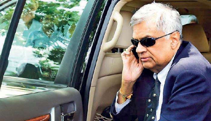 Ranil leaves for Singapore