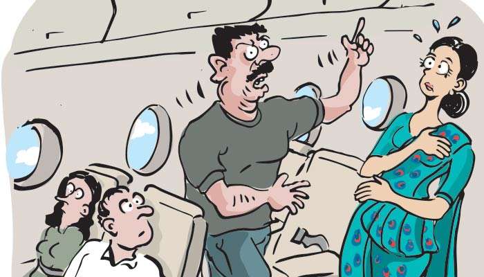 Saudi  passenger arrested  for assaulting two SriLankan flight attendants