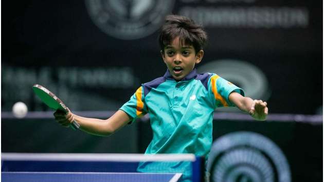 Taavi Samaraweera makes history with world no. 3 ranking in U-11 Table Tennis
