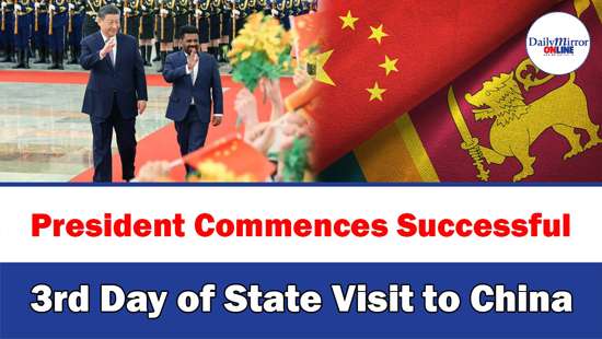 President Commences Successful 3rd Day of State Visit to China