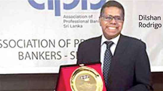 Union Bank CEO Dilshan Rodrigo felicitated by APB