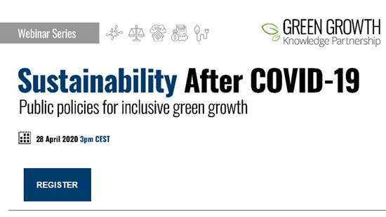 Webinar over sustainability after COVID-19