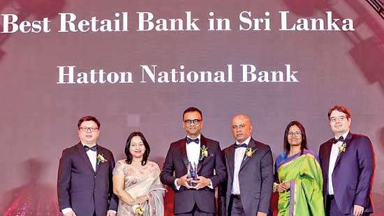 HNB named as Sri Lanka’s Best Retail Bank for 16th time at TAB Global Excellence in Retail Finance Awards