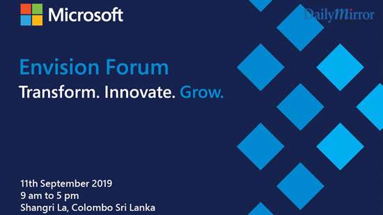 Microsoft Envision Forum to be held in Colombo