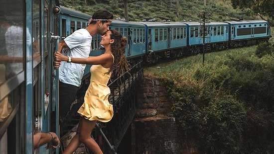 Portuguese couple slammed for hanging out of moving train in SL