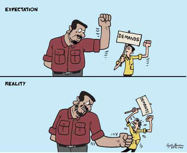 Cartoon of the Day 29-01-2026: From Solidarity to Suppression