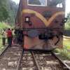 Train derailed at Diyatalawa