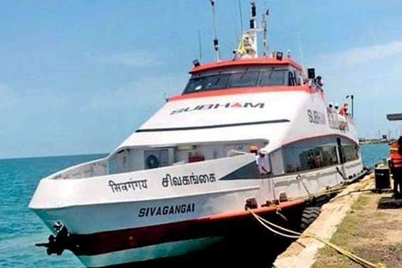 Kankesanthurai-Nagapattinam passenger ferry service resumes after three-month suspension